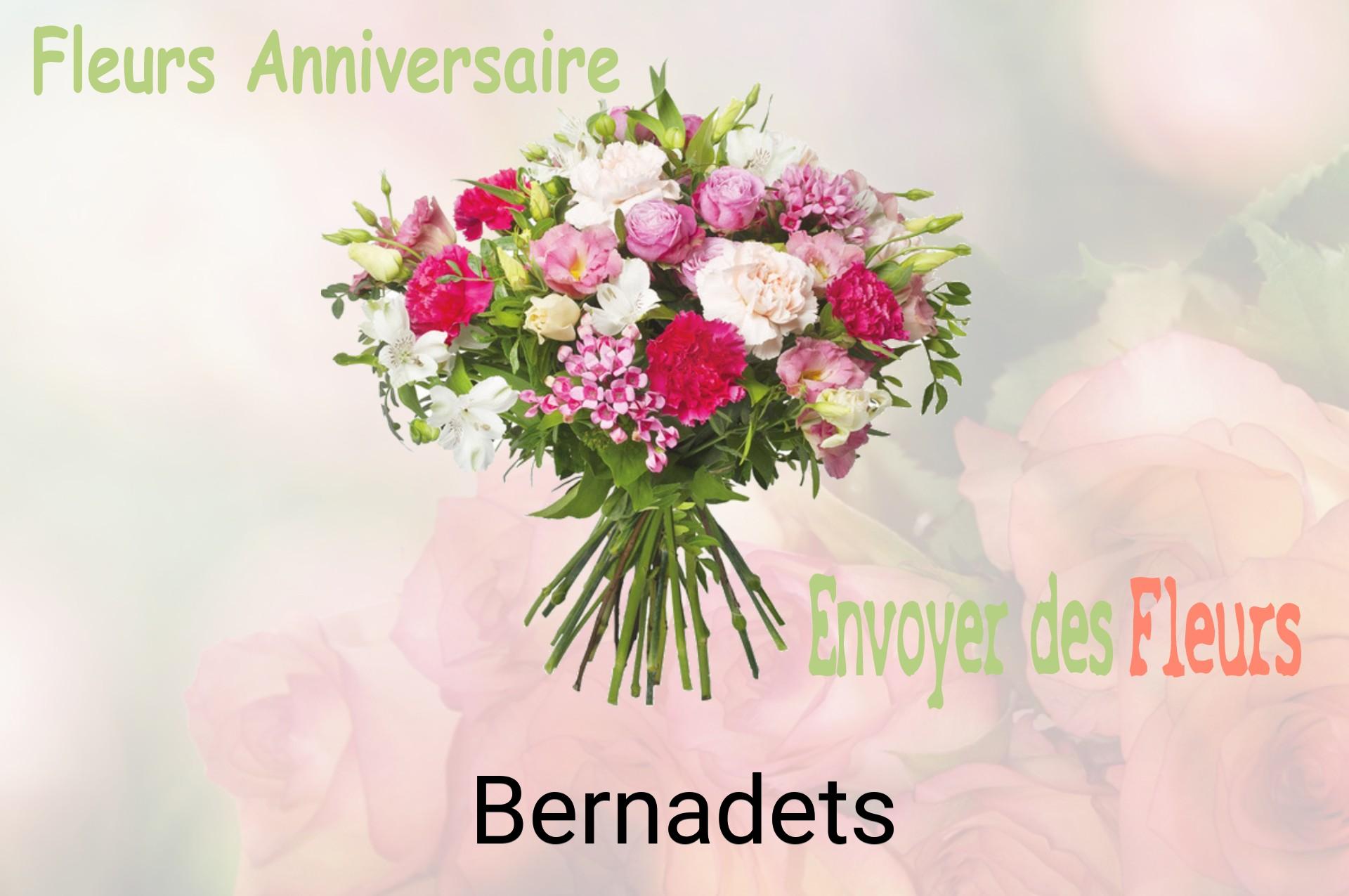 Bouquet de fleurs d’anniversaire livré à Bernadets