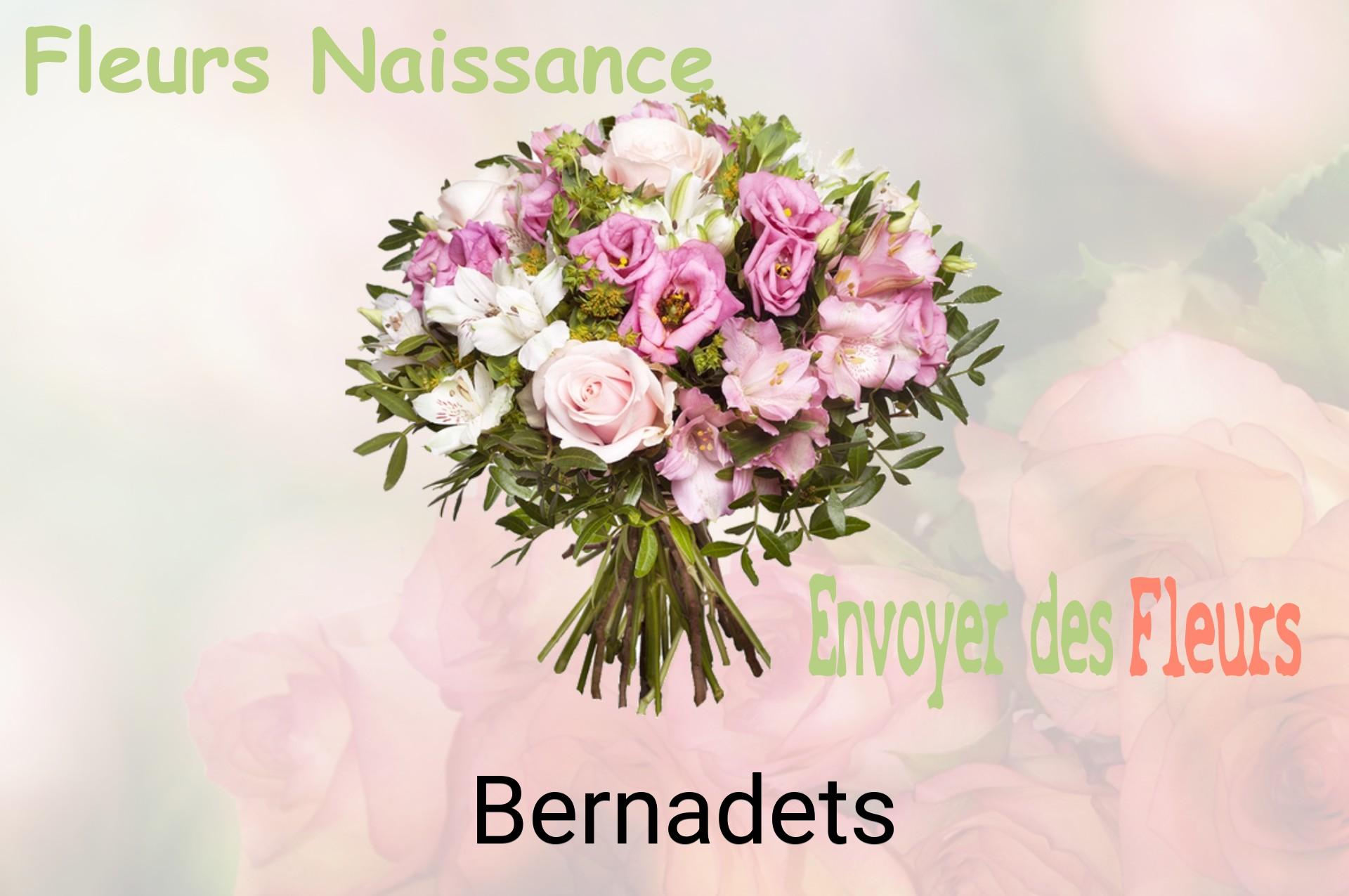 Bouquet de fleurs de naissance livré à Bernadets
